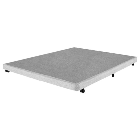 Imagem de Box Casal Americanflex Cinza PCD 138x188x15cm