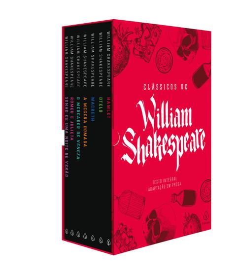 Imagem de Box Clássicos De William Shakespeare - 7 Livros com Marcador de Página