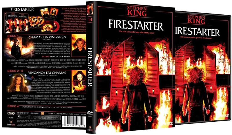 Imagem de Box Col. Stephen King Volume 14 - Firestarter /Filme + Série - Dark Flix