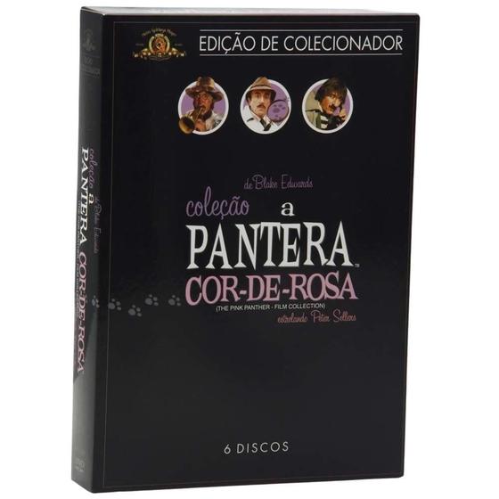 Imagem de Box Coleção A Pantera Cor De Rosa Filme Peter Sellers 6 Dvds
