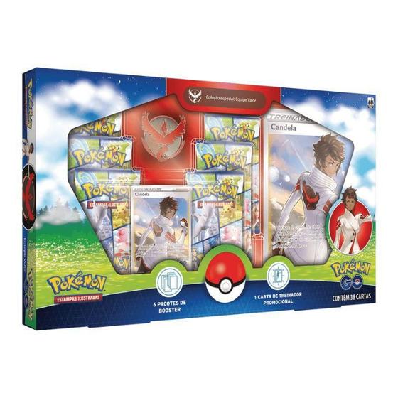 Imagem de Box Coleção Especial Pokémon Go Equipe Valor - Copag