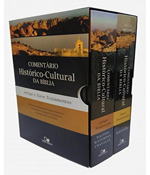 Imagem de Box - comentario historico-cultural da biblia antigo e novo testamento