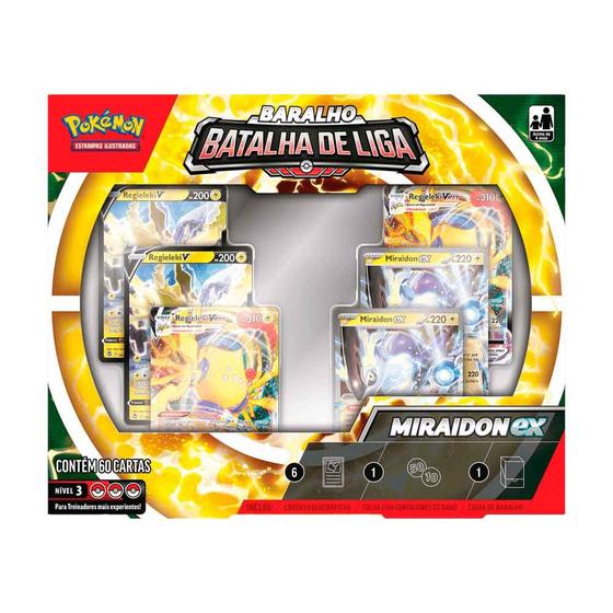 Imagem de Box de Cartas - Pokémon - Batalha de Liga - Miraidon Ex - Copag