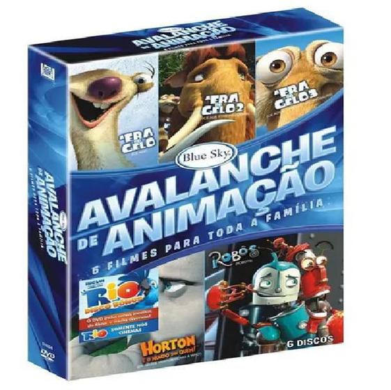 Imagem de Box Dvd Avalanche De Animação - 5 Filmes Para Toda A Família