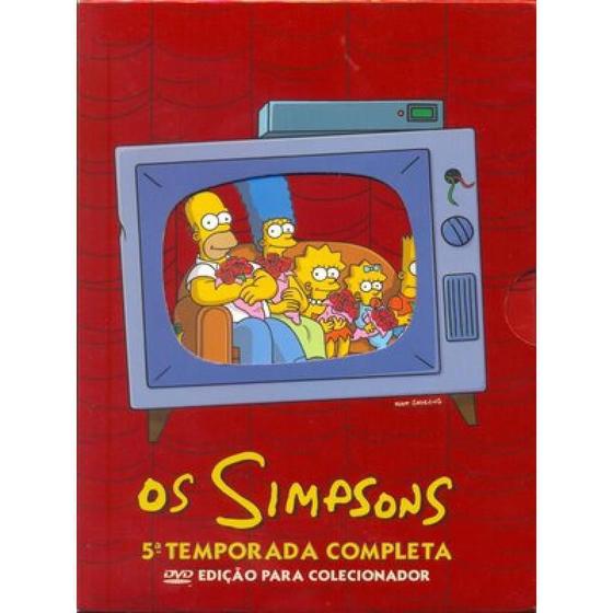 Imagem de Box Dvd Os Simpsons- Quinta Temporada Completa- 4 Discos