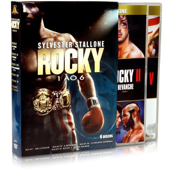 Imagem de Box Dvd Rocky: Coleção Completa (6 Dvds)