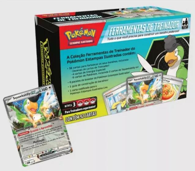 Imagem de Box Ferramentas De Treinador Pokemon Squawkabilly 92 Cartas