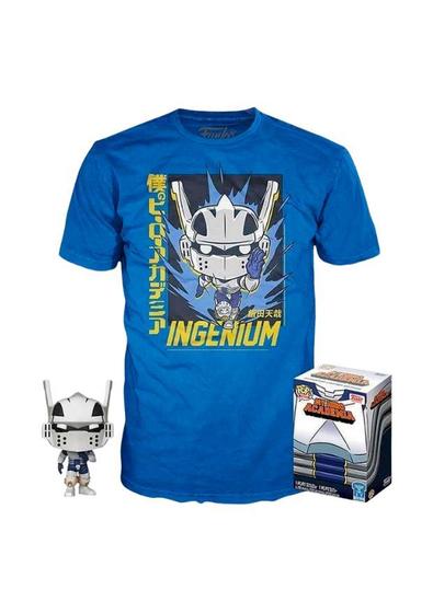 Imagem de Box Funko Pop Ingenium Tenya Iida + Camiseta M My Hero Academia
