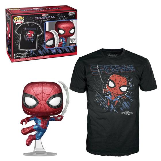 Imagem de Box funko pop marvel spider-man far from home s3 + camiseta