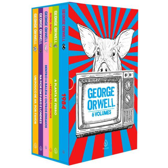 Box George Orwell Com 6 Livros Menor preço em Box George Orwell Com 6 Livros