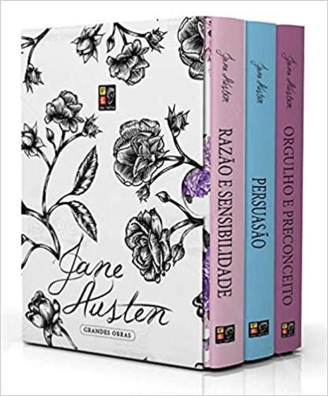 Imagem de Box Grandes Obras Jane Austen 3 Livros - PE DA LETRA