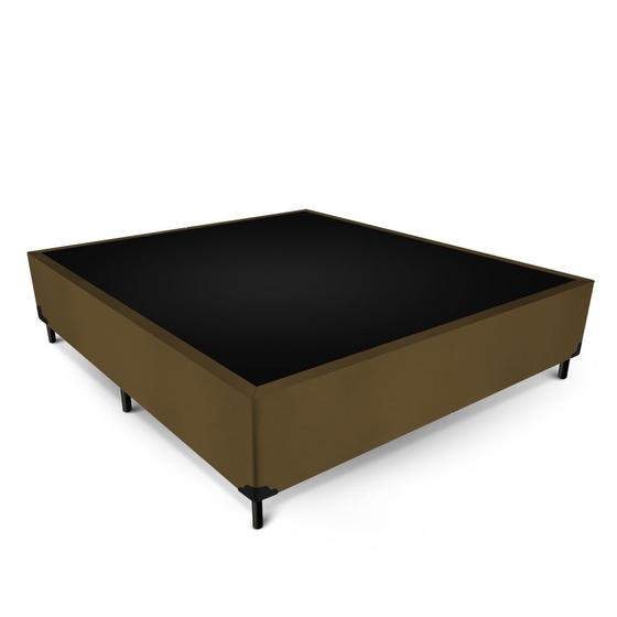 Imagem de Box Max Ultra Blindado Suede Camurça Casal 138x188x42cm