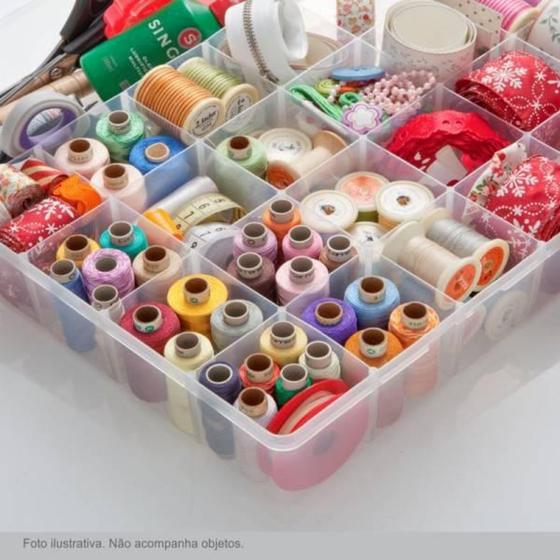 Imagem de Box Organizador PLUS Caixa Maleta com Divisórias Remédios - Paramount