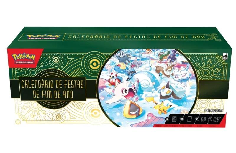 Imagem de Box Pokémon Calendário De Festas De Fim De Ano Copag