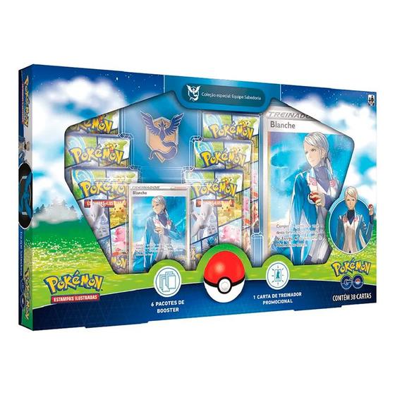 Imagem de Box Pokémon Coleção Especial Equipe Sabedoria Blanche - 31343 - Copag