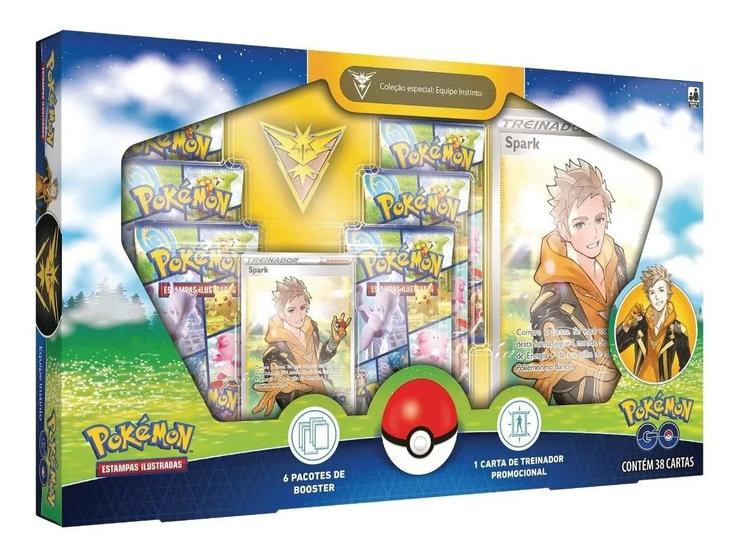 Imagem de Box Pokemon GO Coleção Especial: Equipe Instinto Spark 38 Cartas