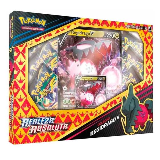 Box Pok mon Regidrago V Realeza Absoluta Copag Deck De Cartas box-pok-mon-regidrago-v-realeza-absoluta-copag-deck-de-cartas