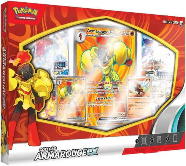 Imagem de Box pokemon tcg armarouge ex  - copag