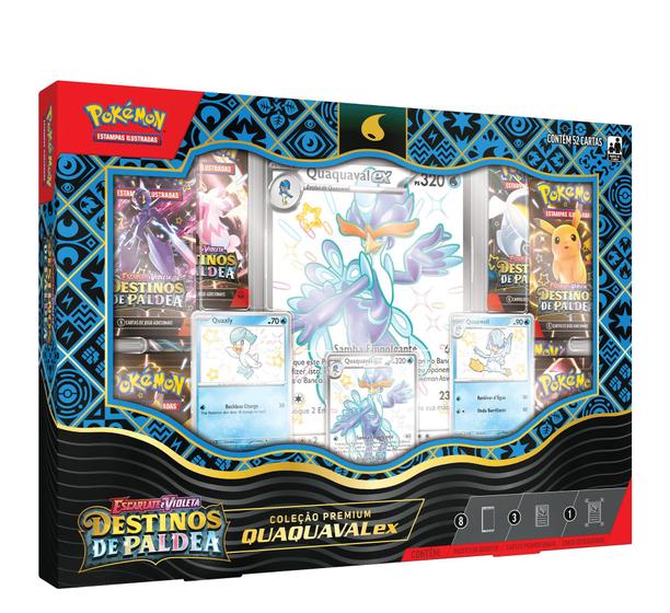 Imagem de Box Pokémon TCG Iniciais De Paldea Quaquaval Ex