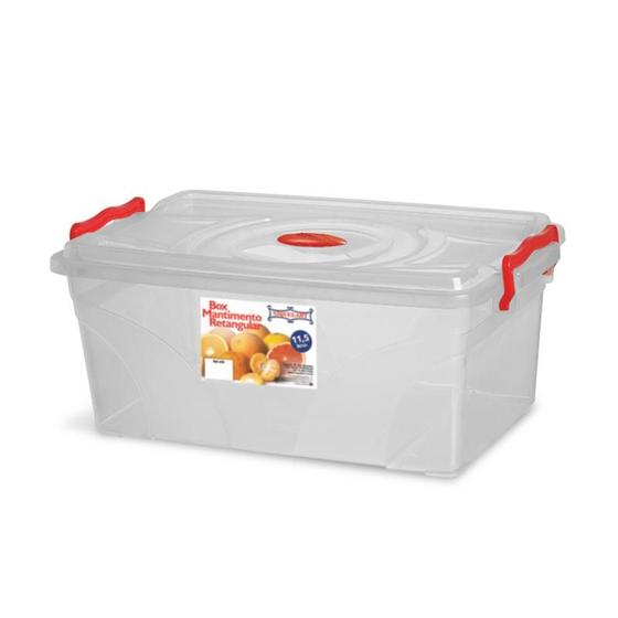 Imagem de Box Retangular Com Trava 11,5 Litros