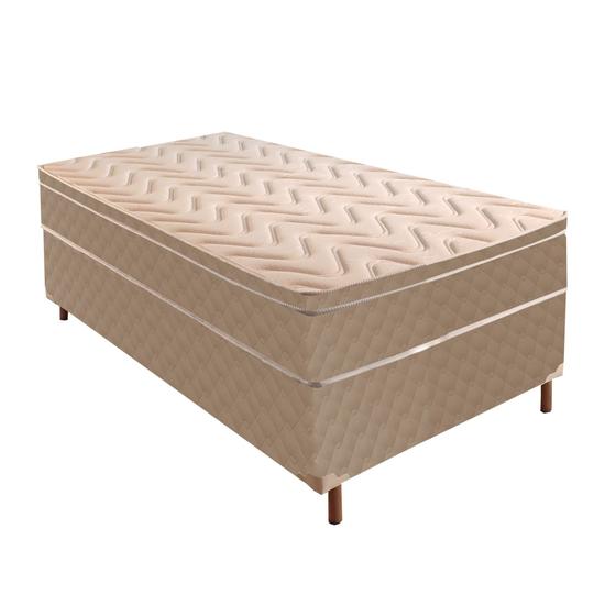 Imagem de Box Solteiro Florença 42x88x188cmcom Colchão Solteiro Molas Ensacadas Júlia 28x88x188cm