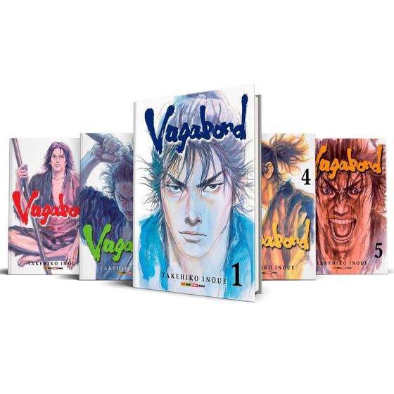 Box Vagabond Vols. 1 ao 5 Mangá Magazine Luiza