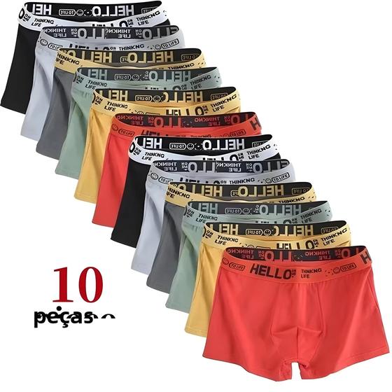 Imagem de Boxer Plus Size Masculino - Respirável, Macio e Alta Elasticidade (L-4XL)