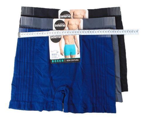 Imagem de Boxer Sem Costura Plus Size Kit Com 6 Cuecas Selene