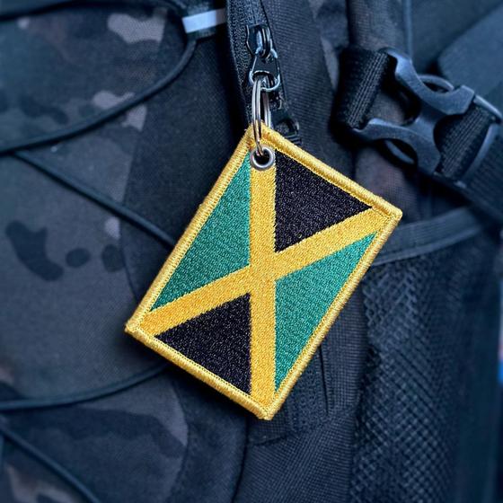 Imagem de BP0036-001 Bandeira Jamaica Patch Bordado 7,5x6,3cm