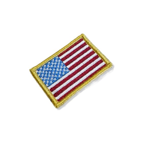 Imagem de BP0055-011 Bandeira USA Patch Bordado 5,7x3,8cm