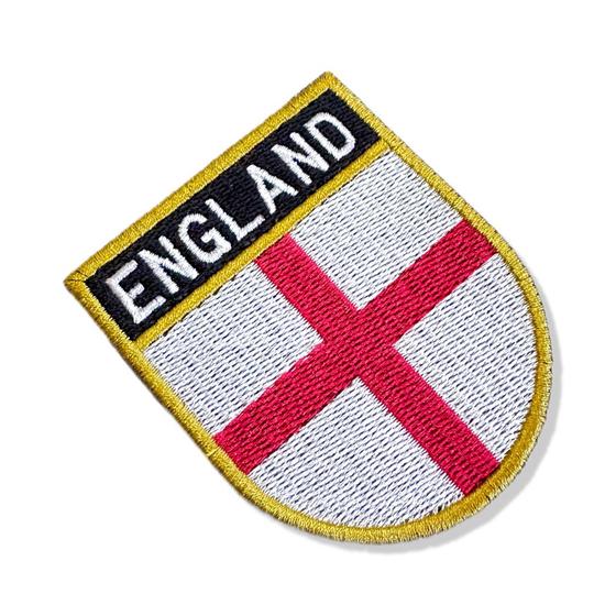 Imagem de BP0176E-001 Bandeira Inglaterra Patch Bordado 6,8x8,0cm