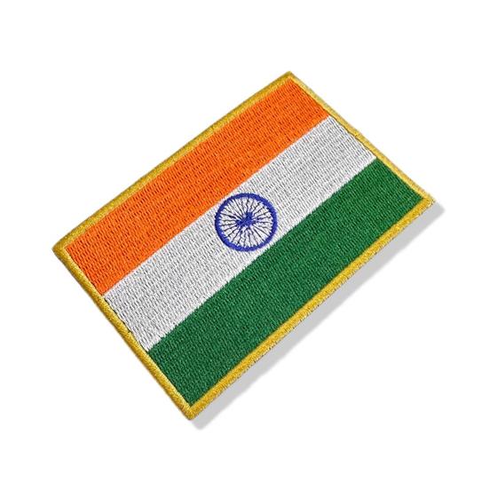 Imagem de BP0191-021 Bandeira India Patch Bordado 10,2x6,8cm