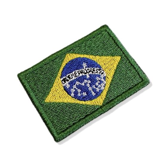 Imagem de BP0403-015 Bandeira Brasil Patch Bordado 5,7x3,8cm