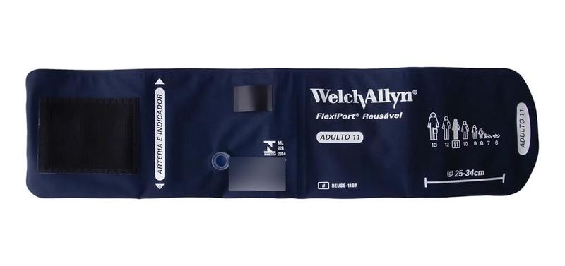 Imagem de Braçadeira Adulto Nº 11 Welchy Allyn Flexiport 25 A 34 Cm