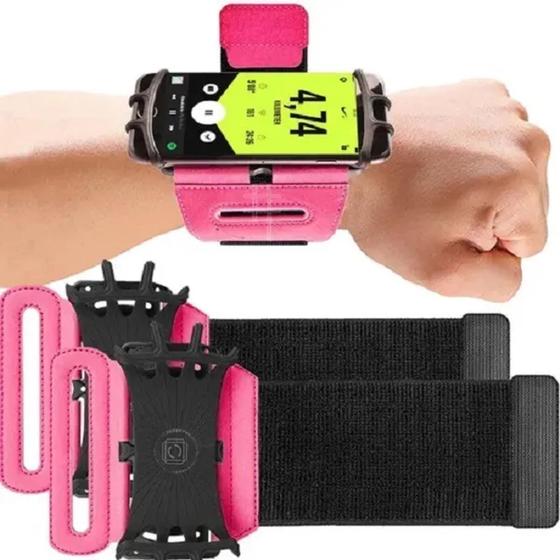 Imagem de Braçadeira Armband Pulseira para Smartphones 360 - Rosa