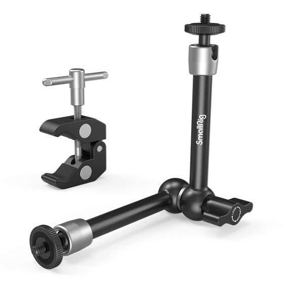 Imagem de Braçadeira SMALLRIG Ajustável com Rosca de 1/4" e 3/8" - 25cm