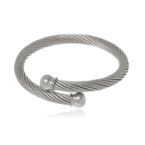 Imagem de Bracelete Boca Santa Semijoias Grego em Aço Inox Unisex