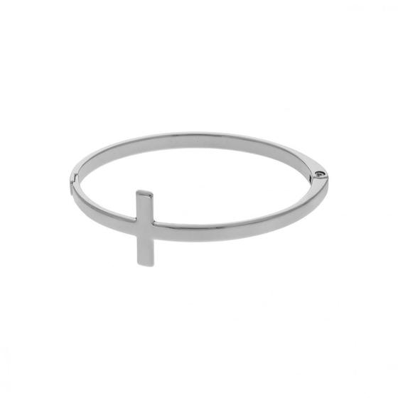 Imagem de Bracelete Minimalista Elegante Cruz Dourado