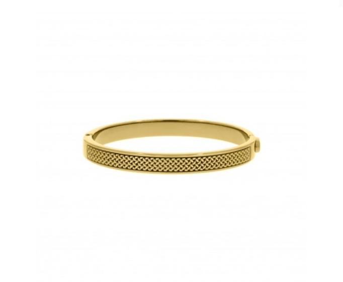 Imagem de Bracelete Minimalista Pai Nosso Dourado