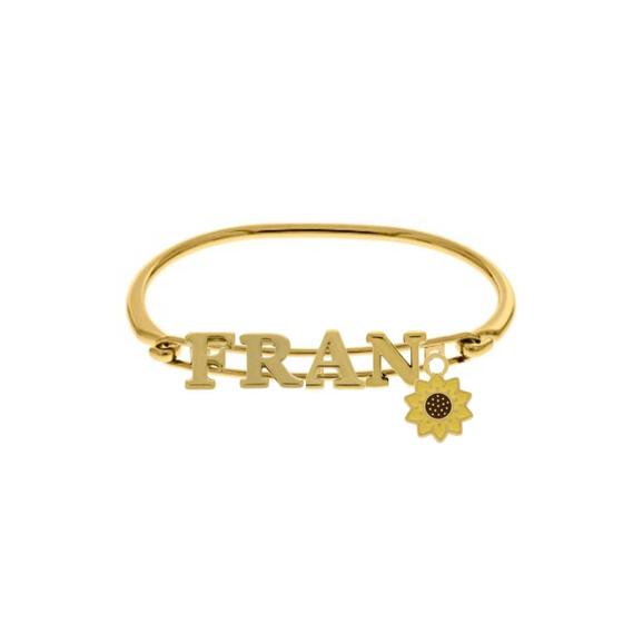 Imagem de Bracelete Personalizável Nomes -  Banhado em Ouro 18k