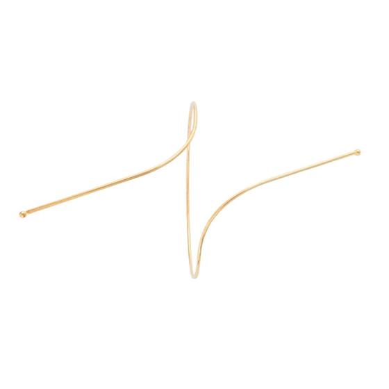 Imagem de Bracelete Transversal Banhado a Ouro (SEMIJOIA)