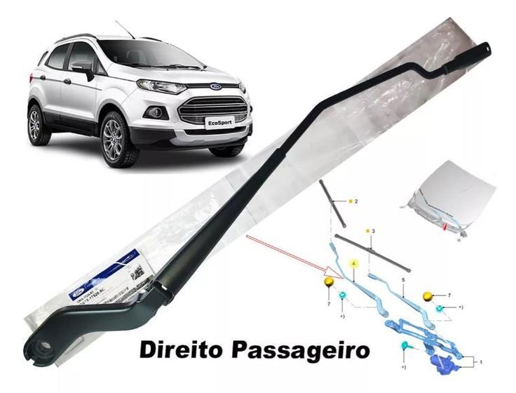 Imagem de Braco Limpador Parabrisa Direito Ecosport 2013 2014 2015 2016 2017 com motor 2.0 Duratec Flex 16V CN1517526AC