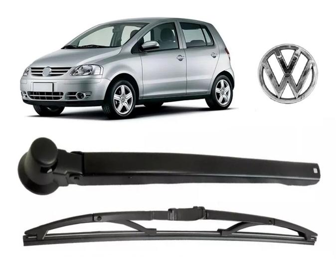 Imagem de Braço Limpador Traseiro completo com Palheta Traseira Volkswagen Fox 2003 ate 2009