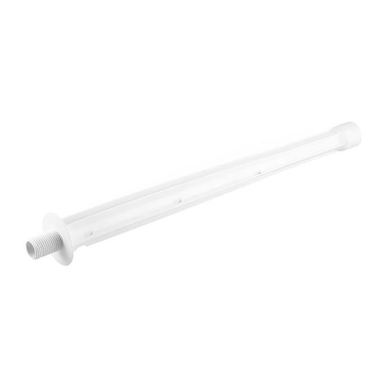 Imagem de Braço para Chuveiro 40cm ABS Branco - Vonder