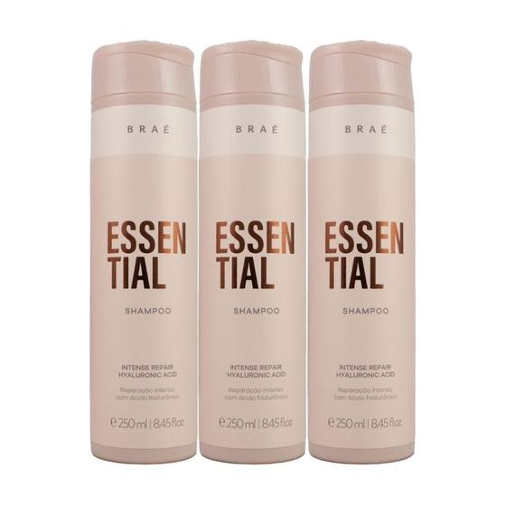 Imagem de Braé Essential Kit 3 Shampoo 250ml