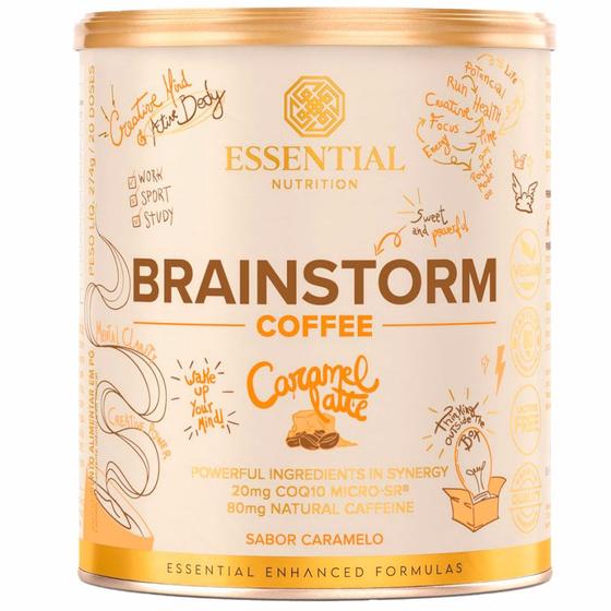 Imagem de Brainstorm Coffee - Caramel Latte - 274g - Essential Nutrition