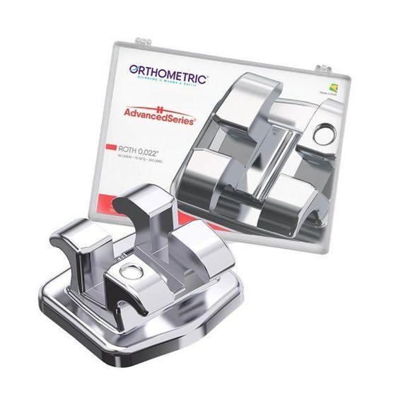 Imagem de Braquete Metálico Advanced Series Roth 0,022 10 Casos - Orthometric