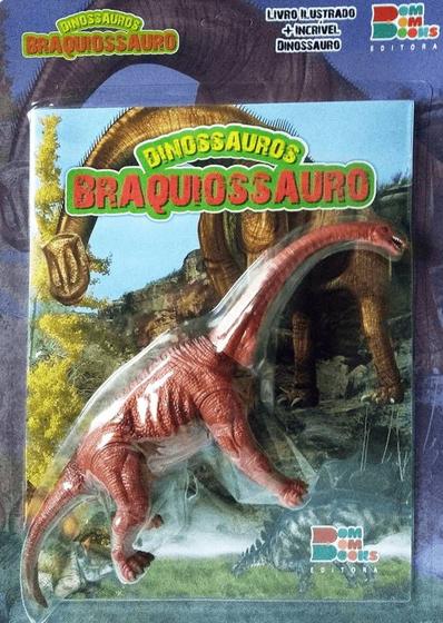 Braquiossauro: Dinossauros - Livro ilustrado com miniatura articulada - Menor preço em Braquiossauro: Dinossauros - Livro ilustrado com miniatura articulada -