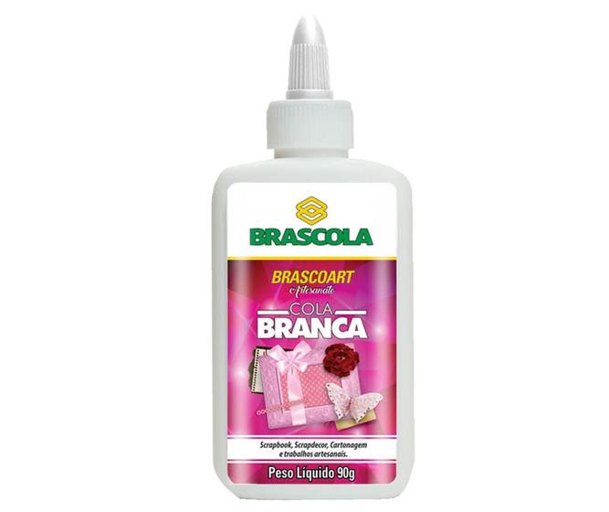 Imagem de Brascoart Cola Branca Artesanato 90gr