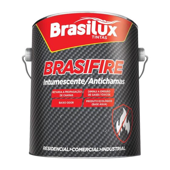 Brasifire tinta intumescente anti chama branca 3,6l - BRASILUX - Tinta ...